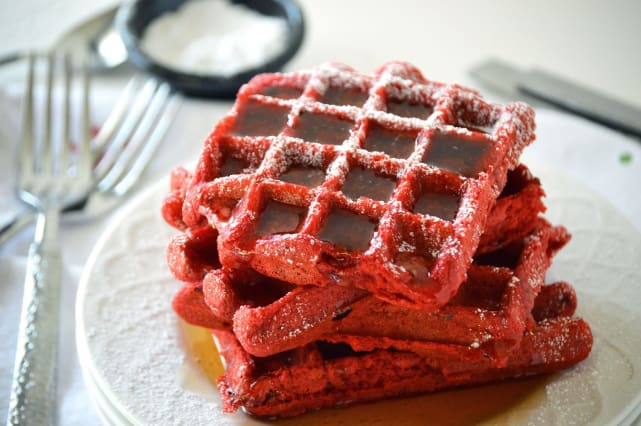 Red Velvet Waffles