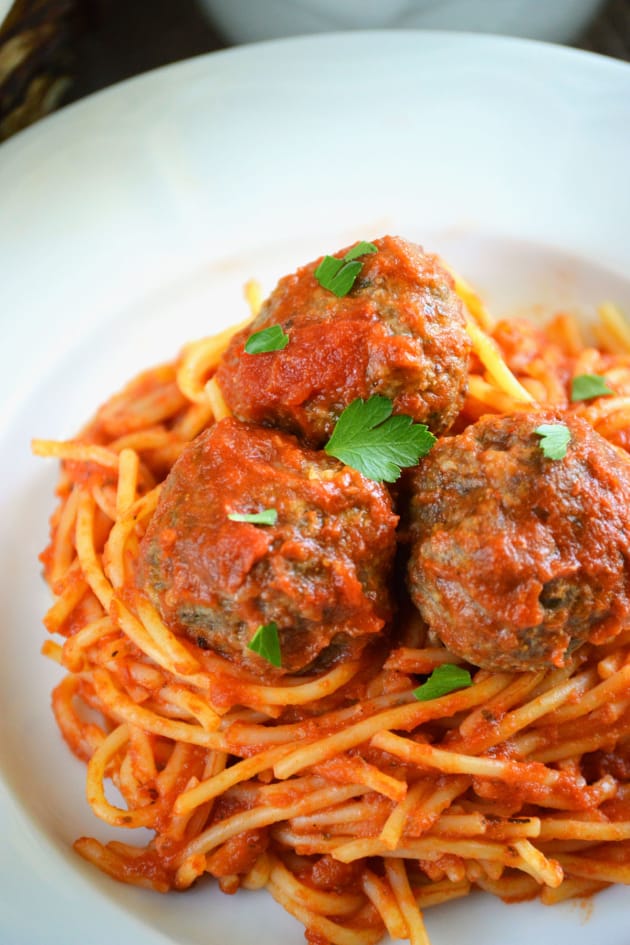 Gluten Free Baked Italian Meatballs Picture