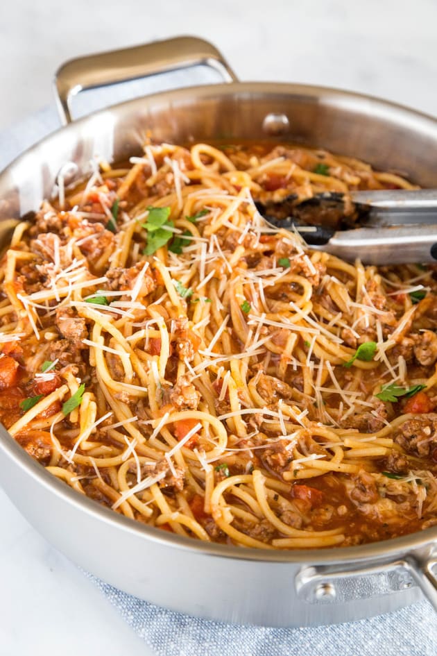 One Pot Spaghetti Recipe Food Fanatic