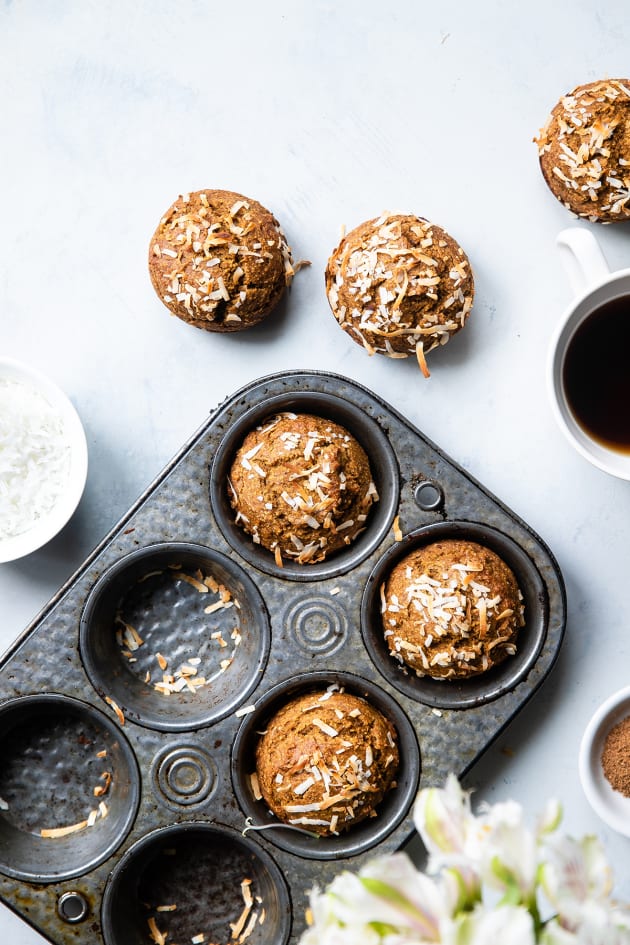 Sugar Free Gluten Free Oatmeal Carrot Muffins Pic
