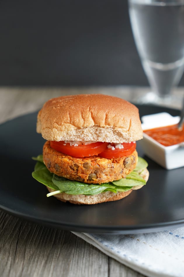 Lentil Burger Pic