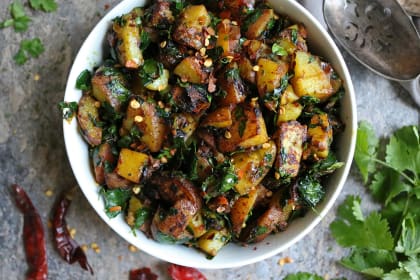 Potato Salad with Moringa Leaves Recipe