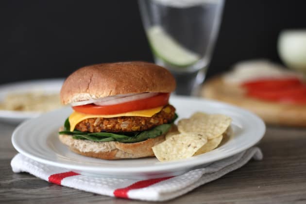 Spicy Black Bean Burger Photo