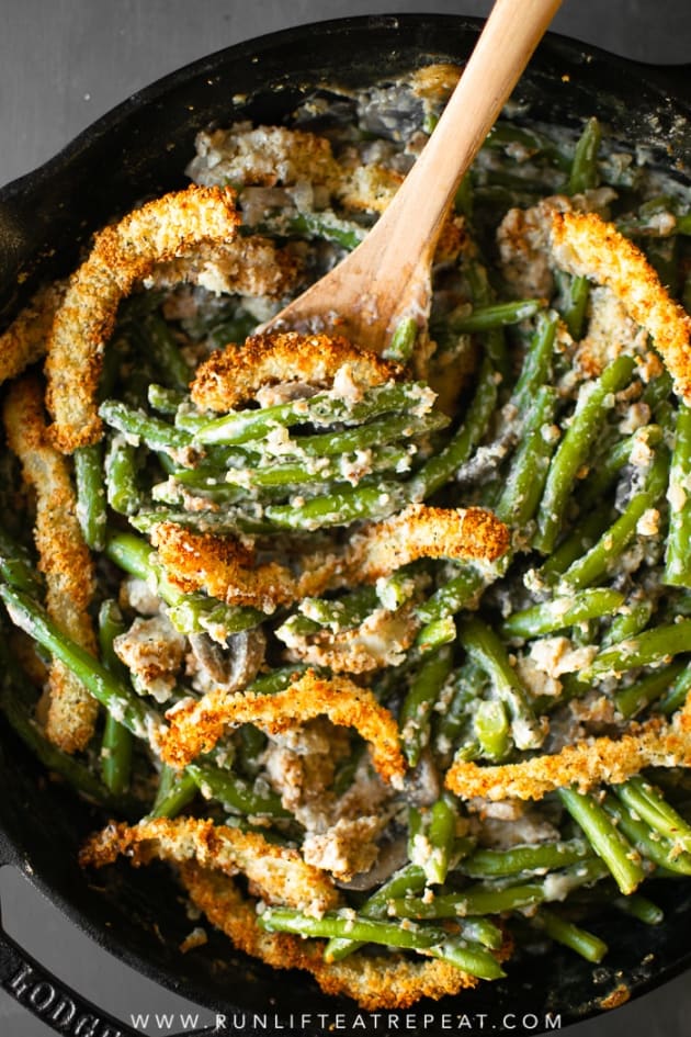 Run Lift Eat Repeat Healthier Green Bean Casserole Recipe Photo