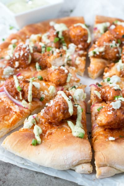 File 2 Buffalo Chicken Pizza