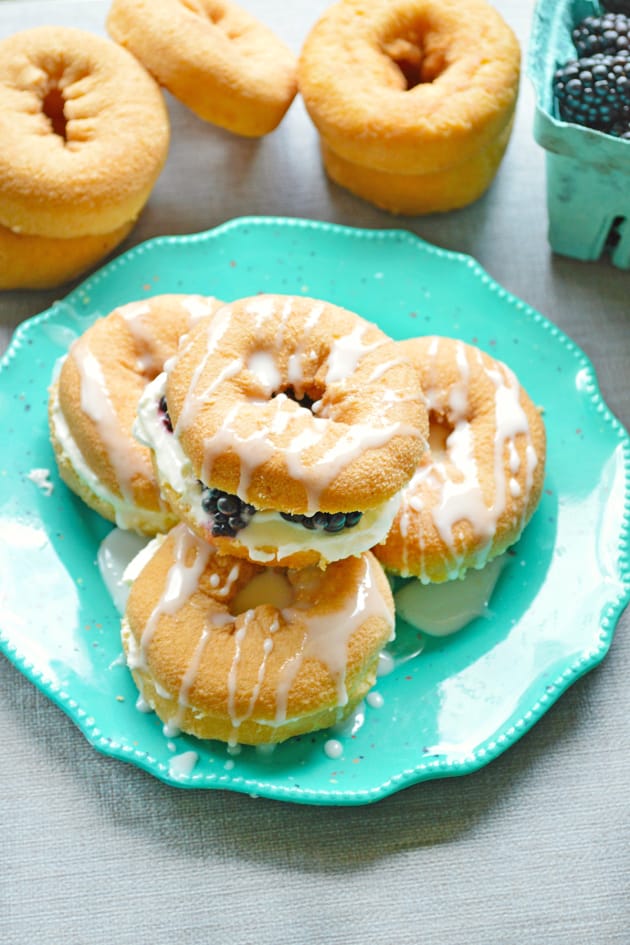 Lemon Cheesecake Donuts Food Fanatic