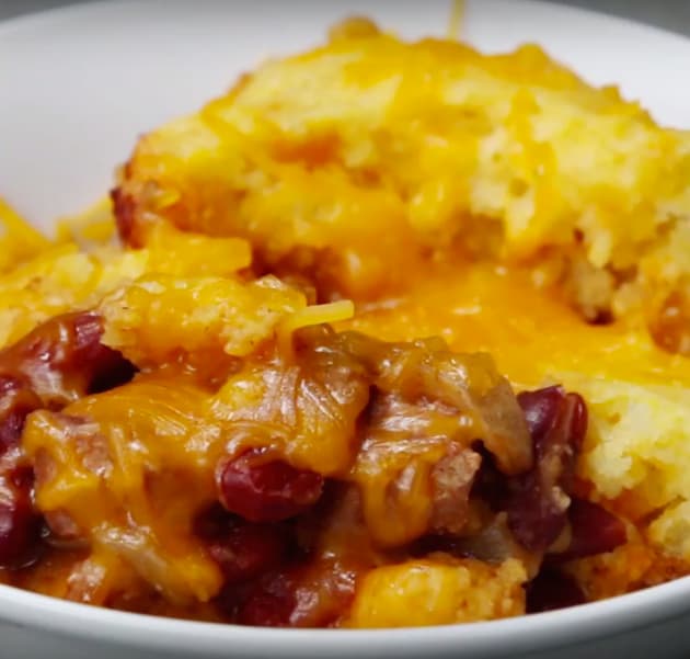 Slow Cooker Cornbread Chili
