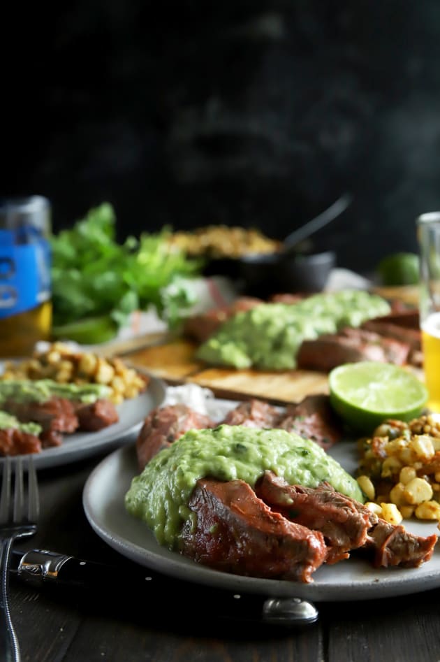 Chipotle Flank Steak with Avocado Salsa Pic