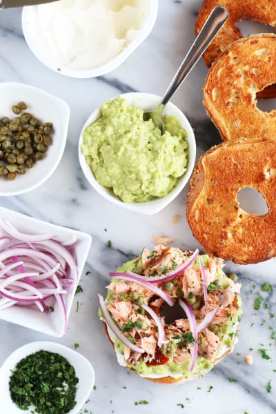 File 4 Smoked Salmon Avocado Cream Cheese Bagel