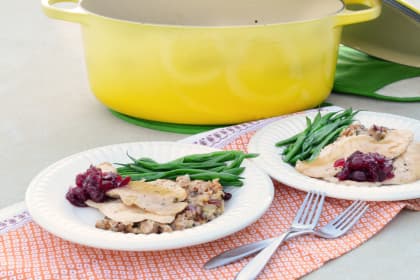 Turkey Tenderloin Dinner: One Pot Thanksgiving for Two