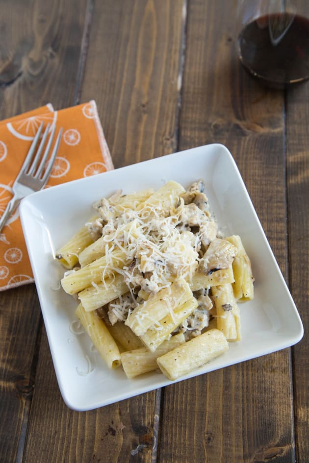 Creamy Sausage & Artichoke Pasta Food Fanatic