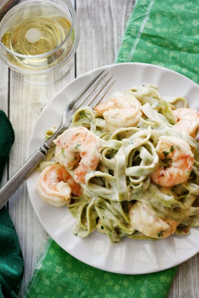 Creamy Shrimp Pasta Picture