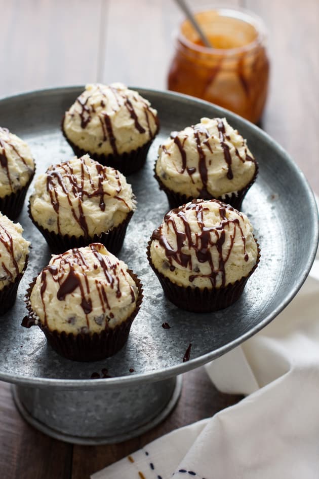 FudgeStuffed Chocolate Chip Cupcakes Food Fanatic FudgeStuffed Chocolate Chip Cupcakes Food Fanatic