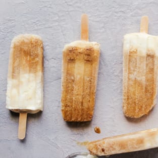 Root beer float popsicles photo