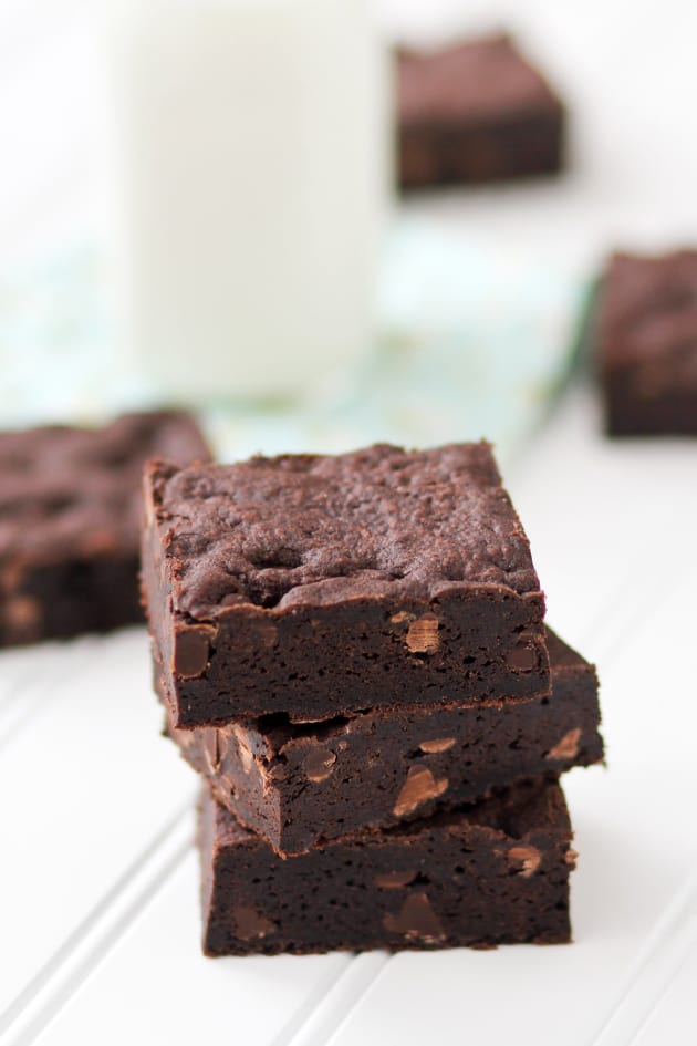 Fudgy Cake Mix Brownies Image
