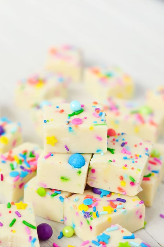Gluten Free Cake Batter Fudge Picture