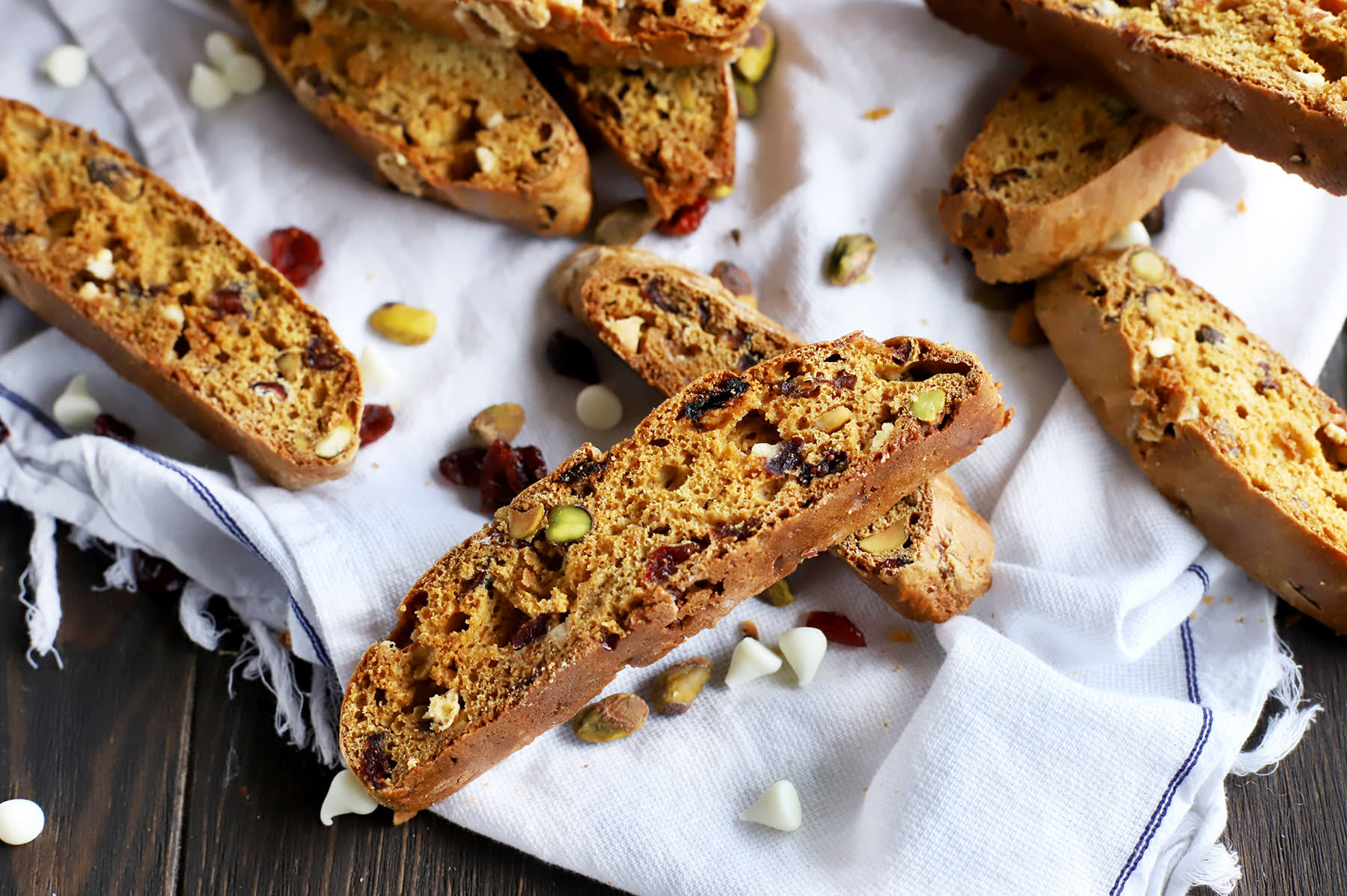 Cranberry Pistachio Biscotti