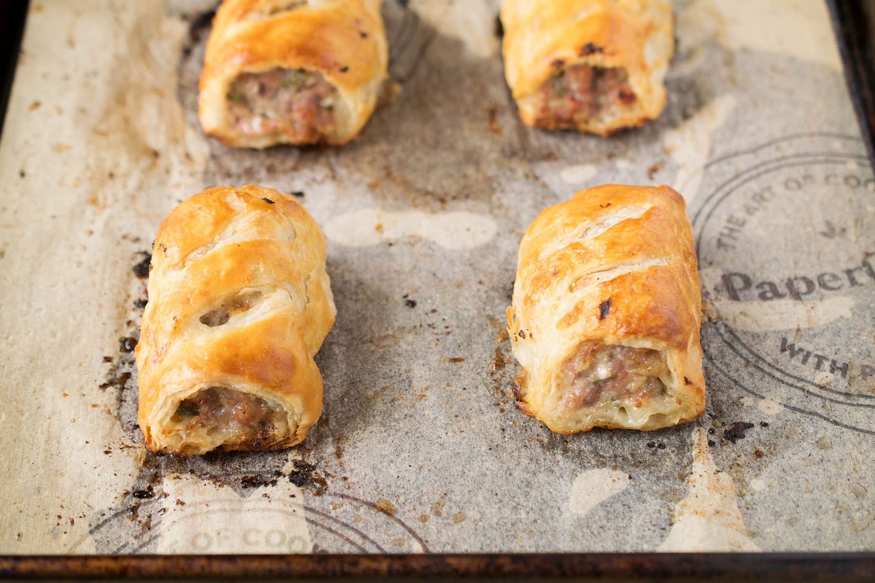 Making on sale sausage rolls