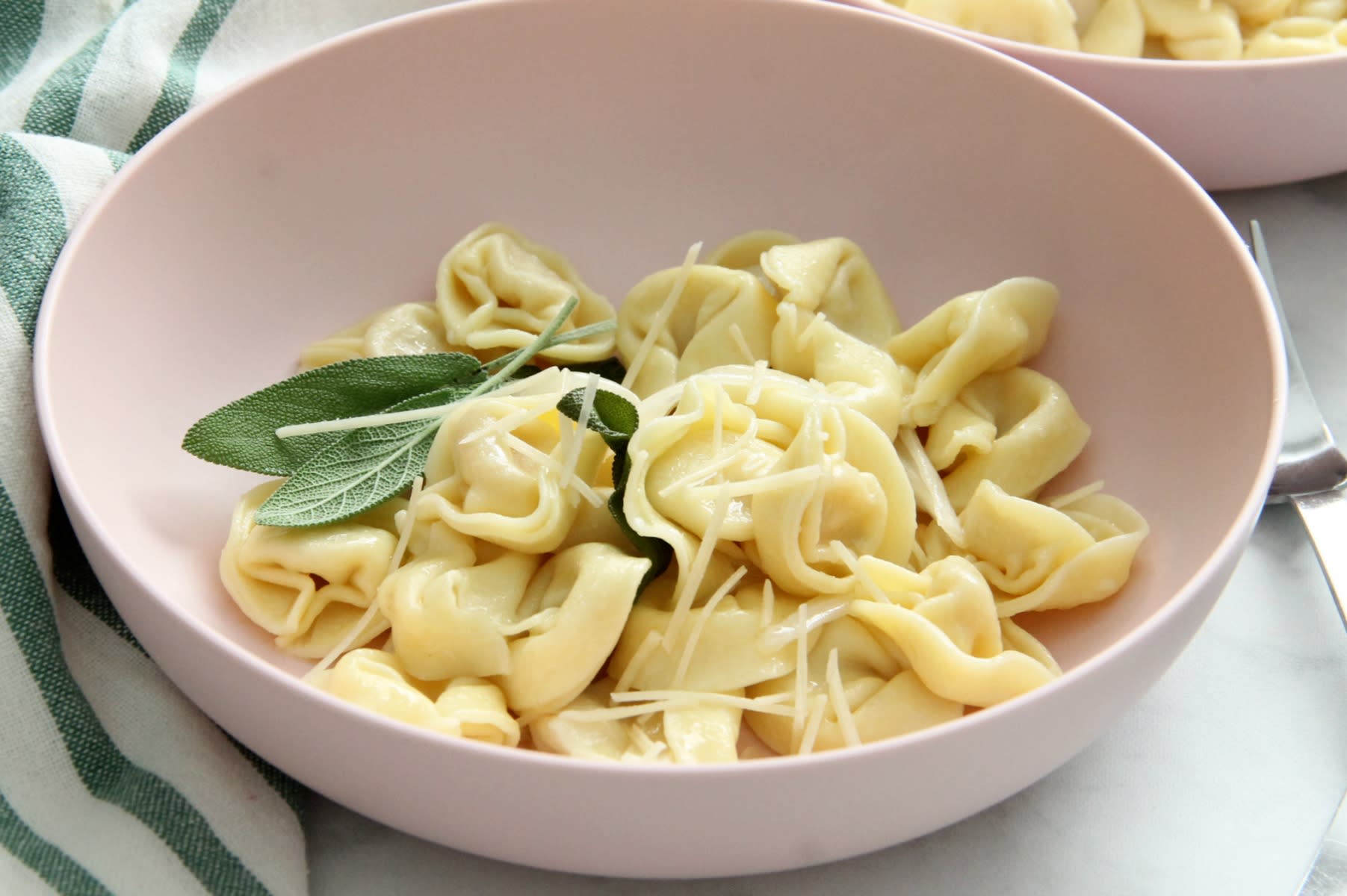 Tortellini with Butter and Sage Recipe - Food Fanatic