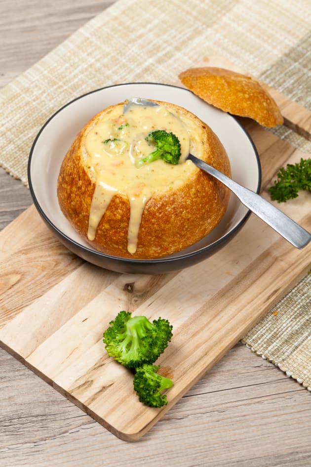 Broccoli cheddar soup pioneer hot sale woman