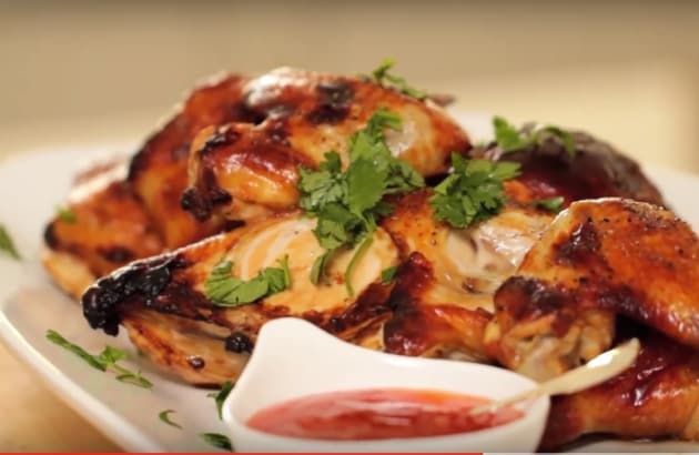 Soy Glazed Roasted Chicken