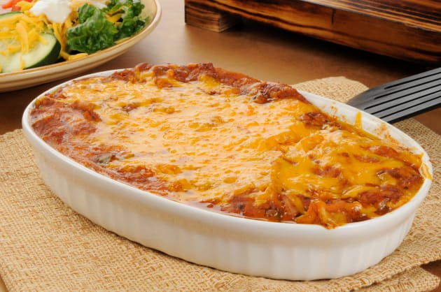 Ground Beef Enchilada Casserole - Food Fanatic