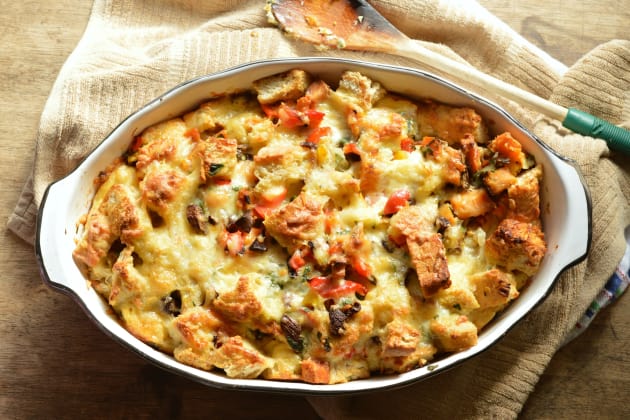 Vegetable Strata Recipe - Food Fanatic