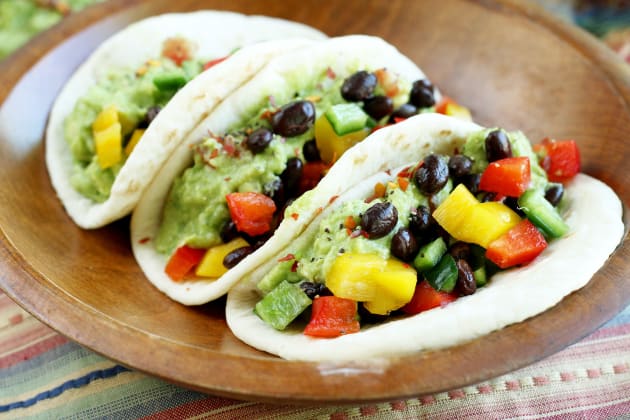 Guacamole Veggie Tacos Image