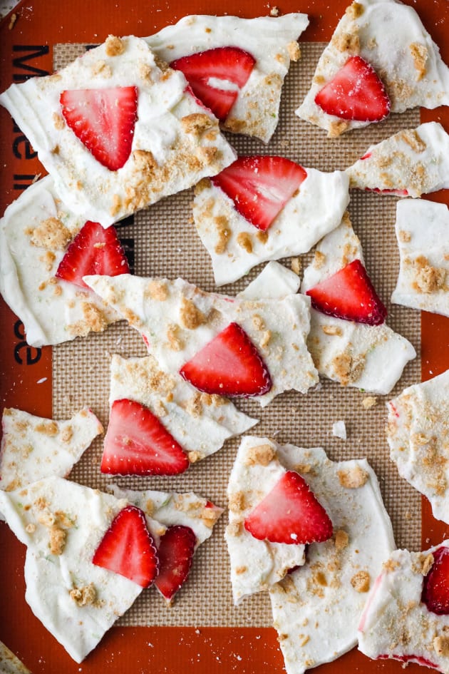 Strawberry Lime Yogurt Bark Picture
