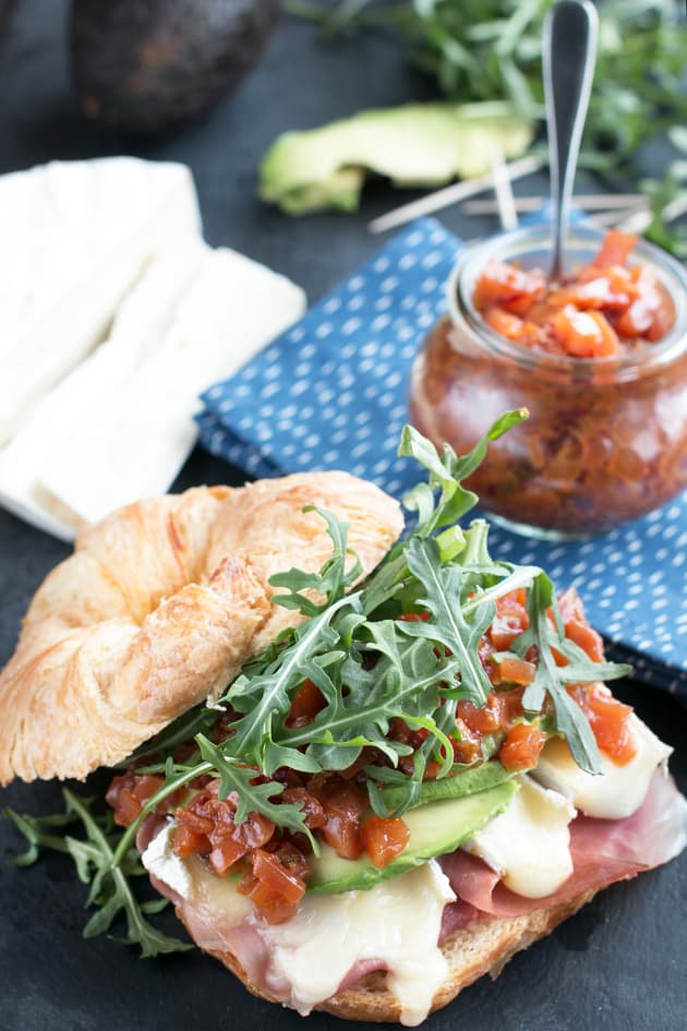 Avocado Prosciutto Brie Sandwiches Pic Food Fanatic