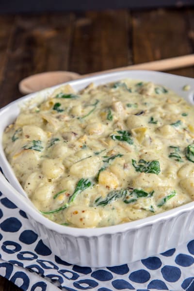 Spinach Artichoke Gnocchi Recipe - Food Fanatic