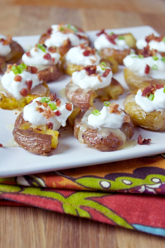 Loaded Smashed Potato Bites Pic