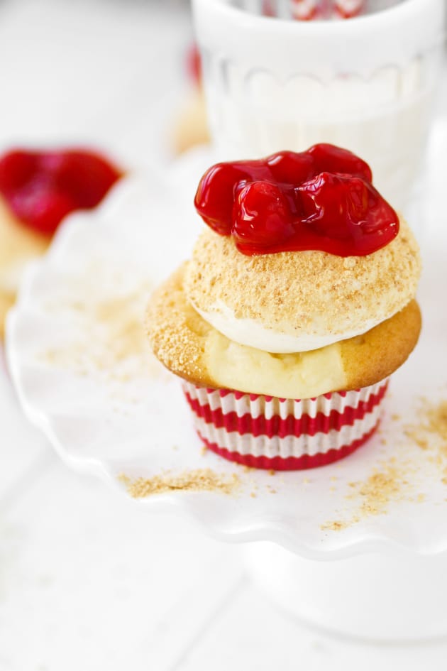 Cherry Cheesecake Cupcakes Picture