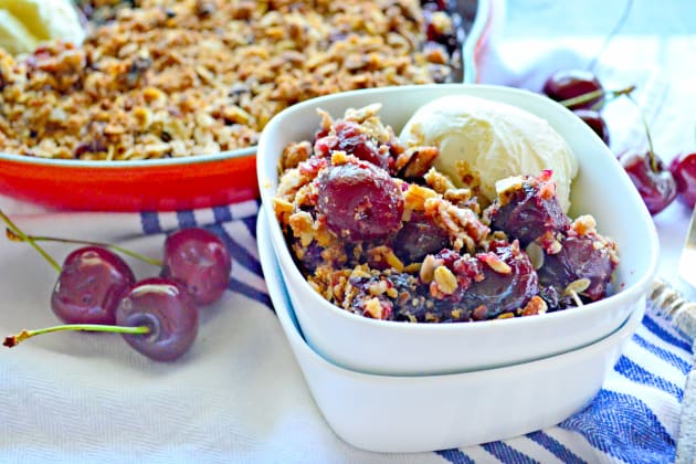 Dairy-Free Skillet Cherry Crisp Image