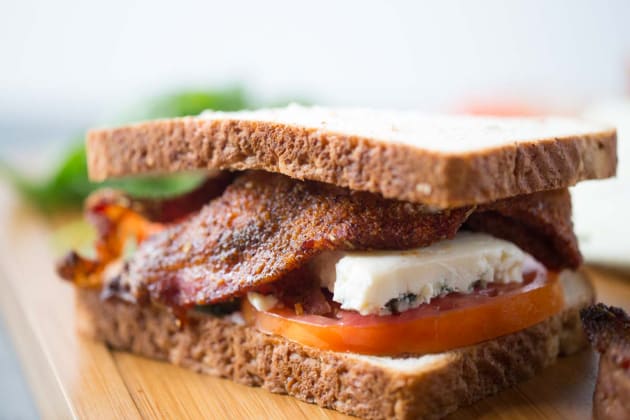 Bbq Blue Cheese Blt Recipe Food Fanatic