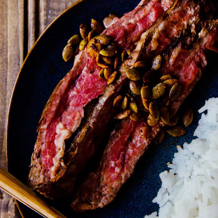 Pan Seared Flank Steak - Tastes of Homemade