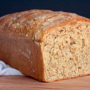 Honey oatmeal bread photo