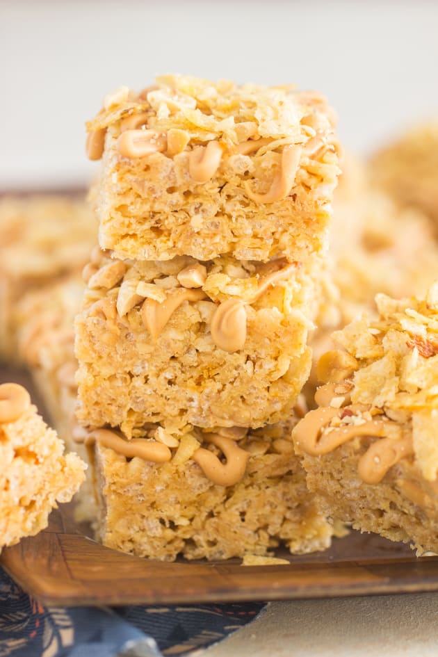 Peanut Butter Potato Chip Rice Krispie Treats Picture