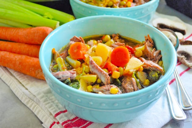 Instant Pot Vegetable Beef Soup Photo