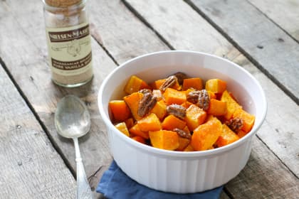 Vanilla Roasted Butternut Squash and Pecans