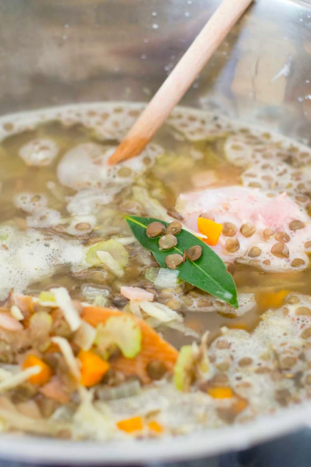 German Lentil Soup Picture - Food Fanatic