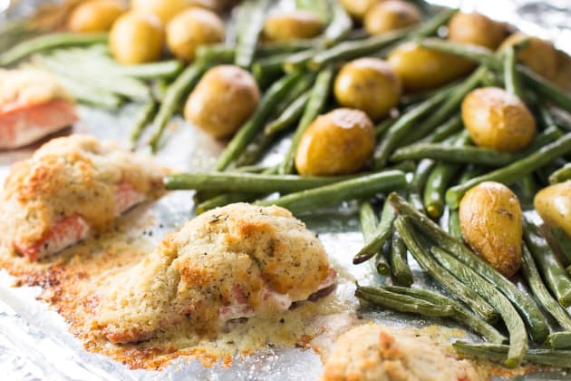 Salmon Sheet Pan Dinner Recipe - Food Fanatic