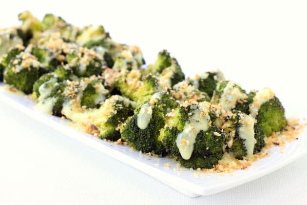 Roasted Broccoli with Buttery Bread Crumbs Photo