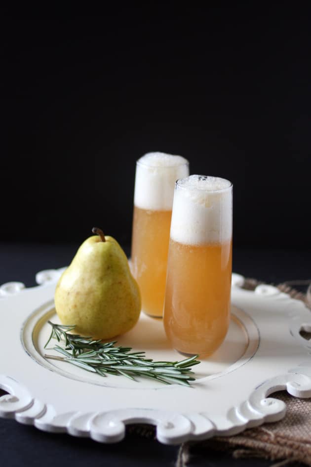 Pear Vodka Magical with Rosemary Food Fanatic