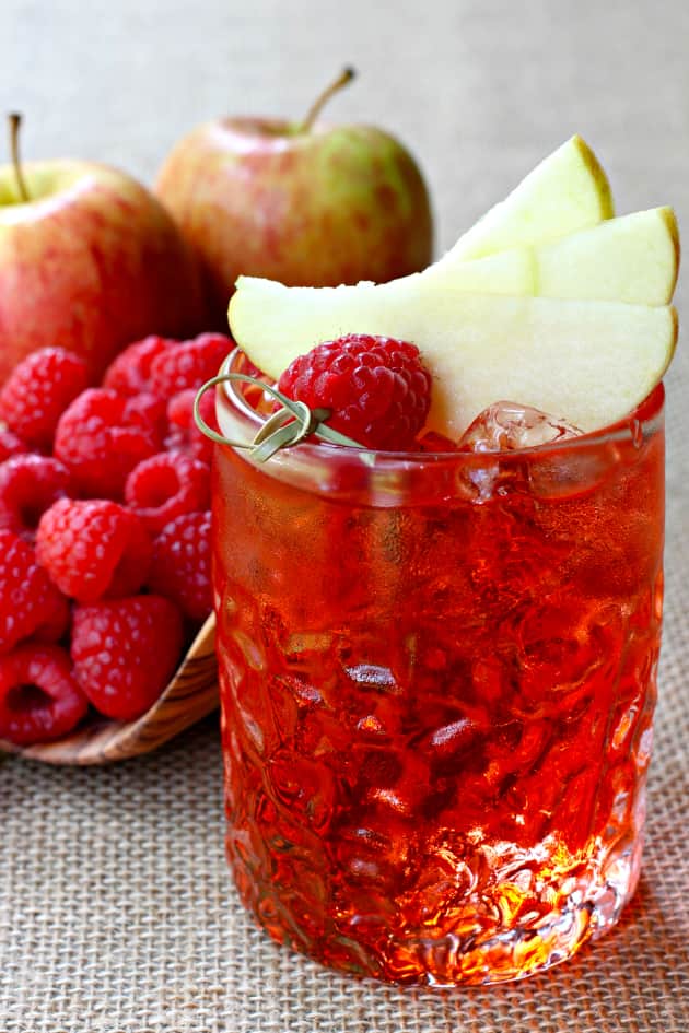 Raspberry Cider Whiskey Food Fanatic
