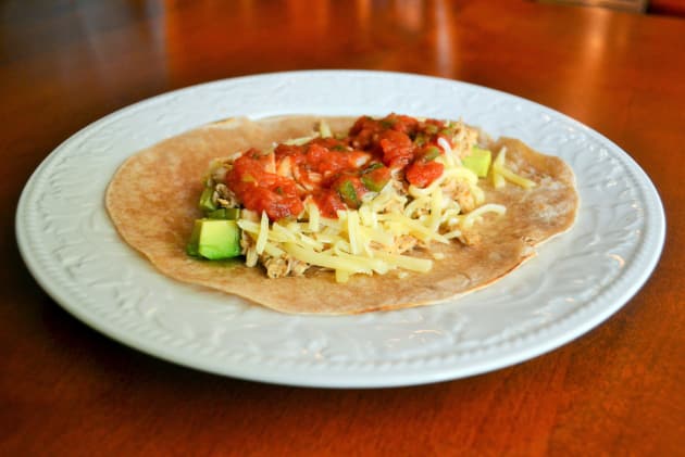 Rotisserie Chicken Avocado Burritos Image