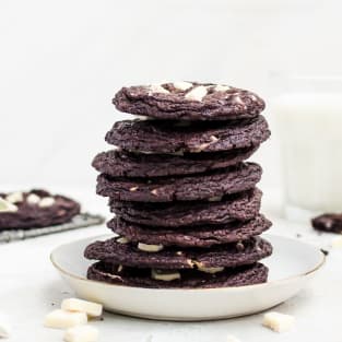 Peppermint chocolate cookies photo