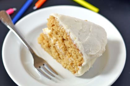 Caramel Cake with White Chocolate Frosting: Timeless Treat