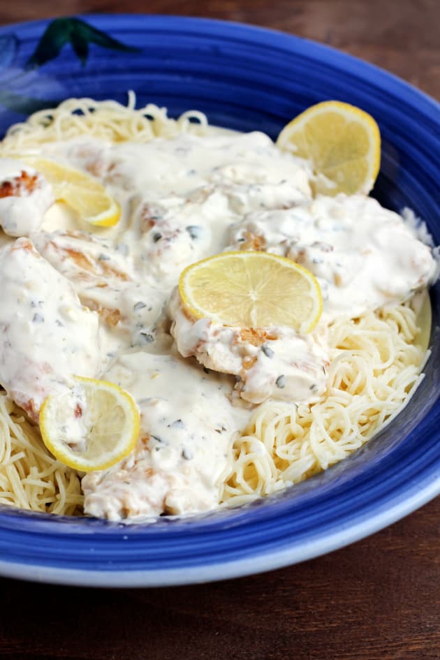 Creamy Lemon Chicken Pasta Picture - Food Fanatic