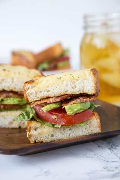 Garlic Bread Blt Recipe Food Fanatic